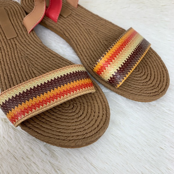 Bobbie Brooks Women Sandal Rainbow Vacation Size 8 - Picture 2 of 8
